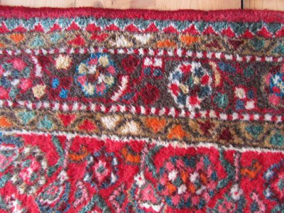 Mooi antiek Perzisch handgeknoopt tapijt