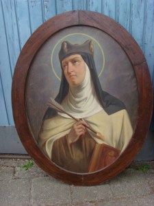2 Schilderijen, Teresa van Avila en Johannes van het Kruis