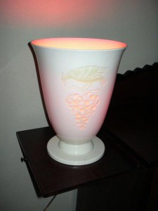 Art Deco Sevres porseleinen lamp/tafellamp, antique Sevres porcelain lamp/table light