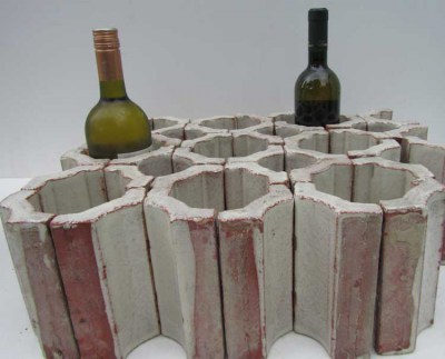 Antieke keramiek tegels voor wijnkelder, wijnwand, wijnwinkel