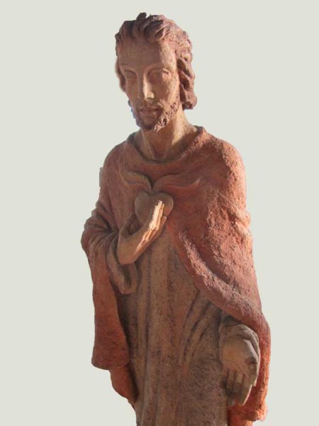 Wim-Harzing-religieus-beeld-heilig-hart-christusfiguur-kerkbeeld-jezus-jesus-kerk-Sluiskil--sacred-heart-terracotta