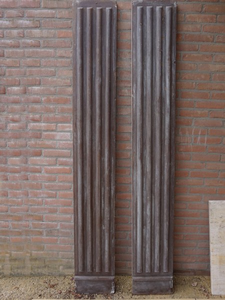 polyester-molded-architectural-neoclassical-frontside-half-columns-pilars-antique-vintage-zuilen