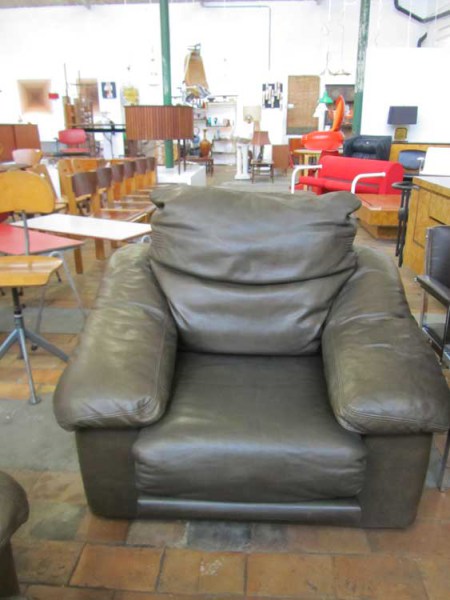 Vintage leren design lounge banken bankstel industriele look